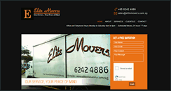 Desktop Screenshot of elitemovers.com.sg